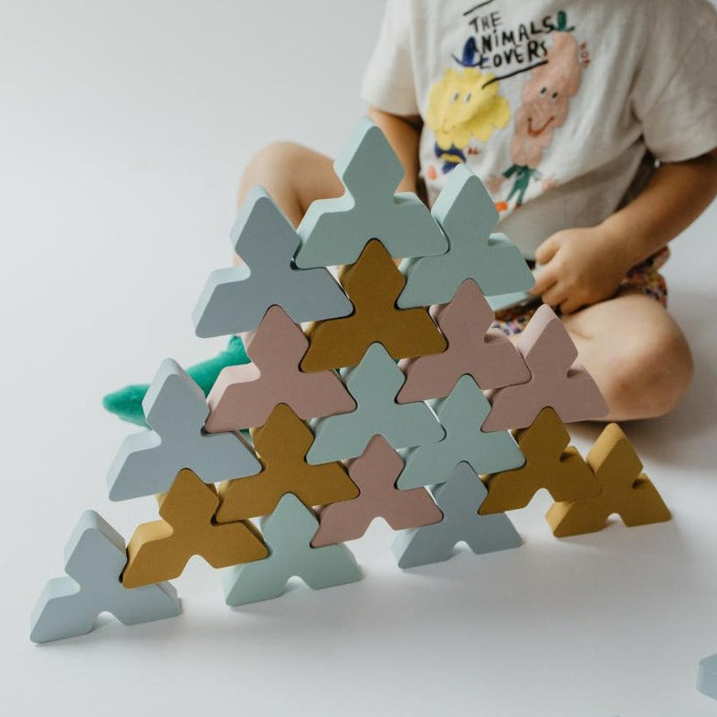 Moes Play Trianglo Speelblokken | 24 Stuks