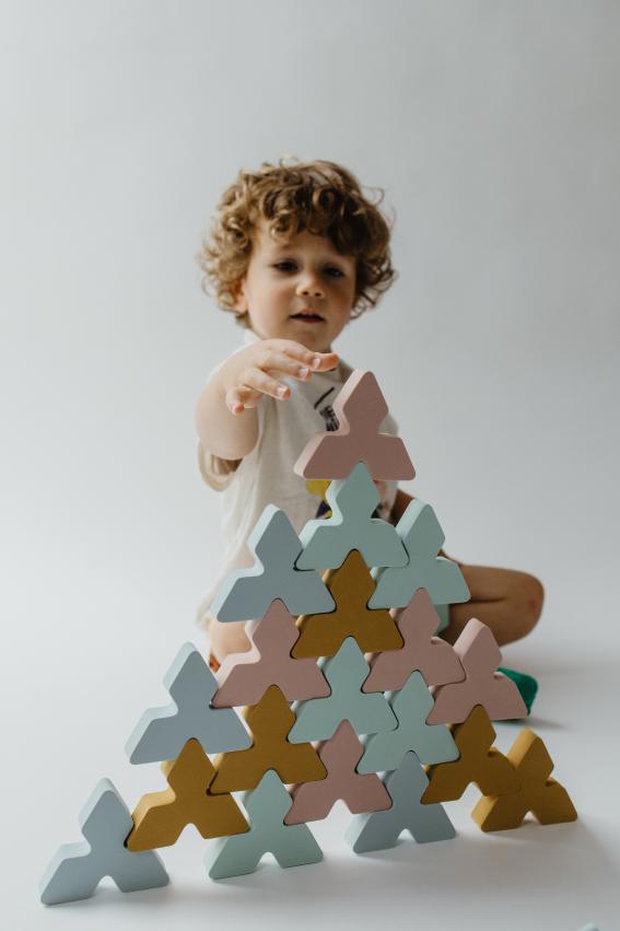 Moes Play Trianglo Speelblokken | 24 Stuks