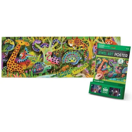 * Crocodile Creek Creativity Jewel Art Poster | Paradijs Jungle