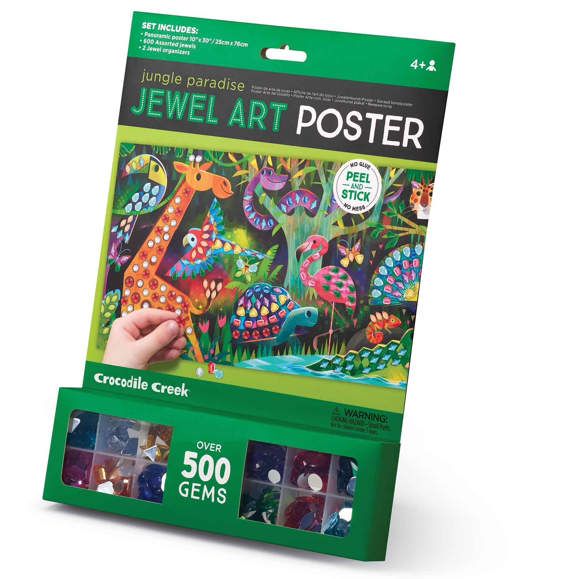 * Crocodile Creek Creativity Jewel Art Poster | Paradijs Jungle
