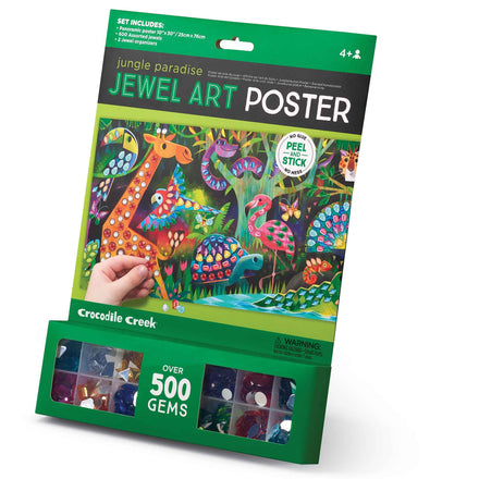 * Crocodile Creek Creativity Jewel Art Poster | Paradijs Jungle