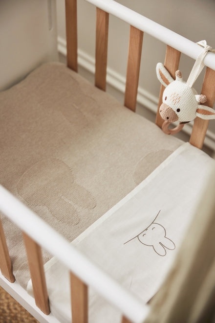 Jollein Laken Wieg 75x100cm Sleepy Miffy | Funghi