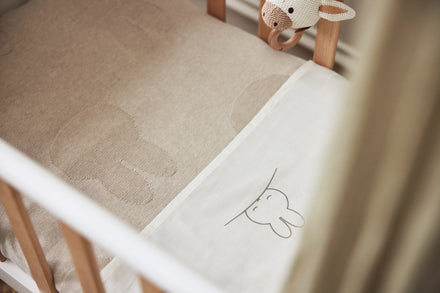 Jollein Laken Wieg 75x100cm Sleepy Miffy | Funghi