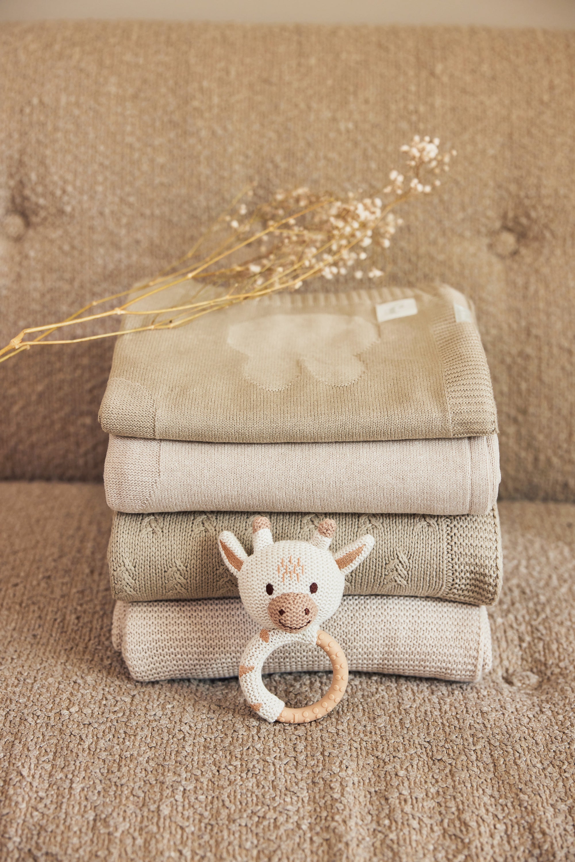 * Jollein Wiegdeken 75x100cm Miffy TOG 1.0 | Nougat