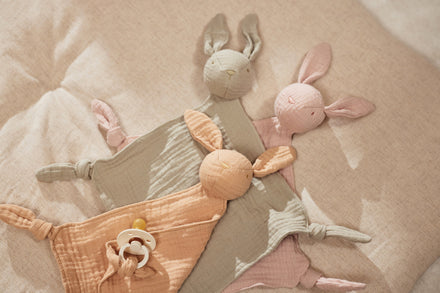 Jollein Speendoekje Bunny Ears Wild Rose