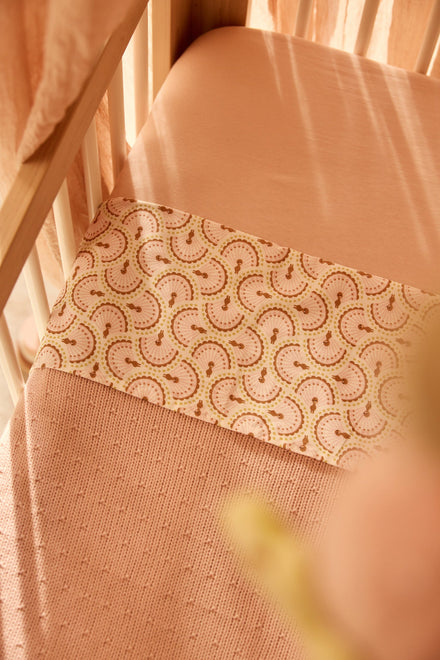 Jollein Hoeslaken Jersey 70/75x140/150cm | Soft Plumes