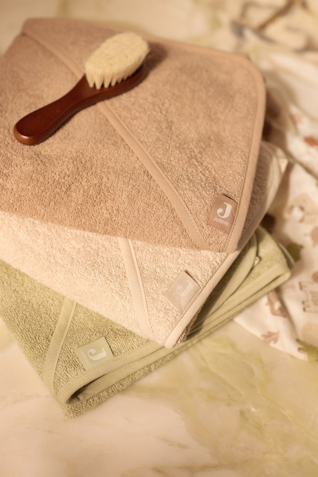 Jollein Badcape Badstof 75x75cm | Sand