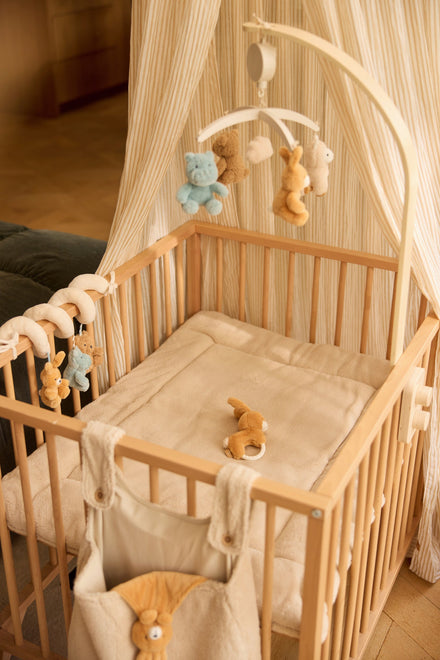 Jollein Klamboe 245cm Stripe | Oatmeal/Hazel