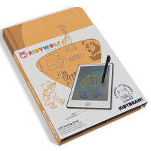 Kidywolf Kidydraw-Mini Tablet 30 Tekeningen | Tekenbord 30 Dieren