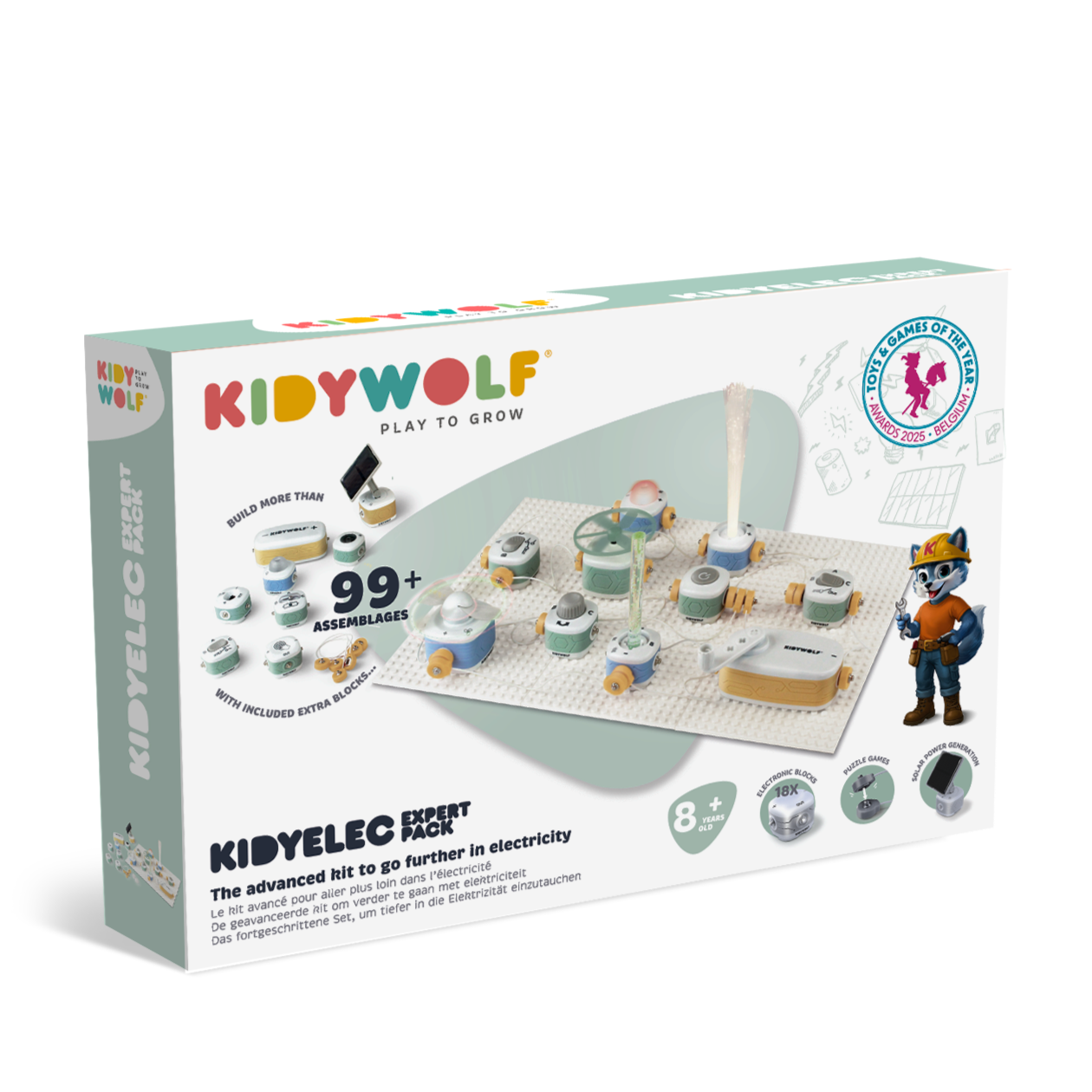 Kidywolf Kidyelec-Expert - My First Electricity Kit – 18 Pieces
