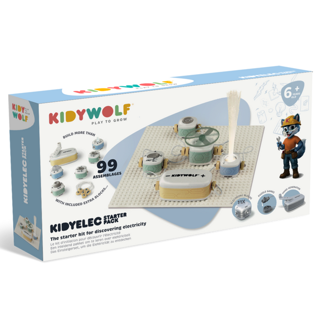 Kidywolf Kidyelec-Expert - My First Electricity Kit – 11 Pieces