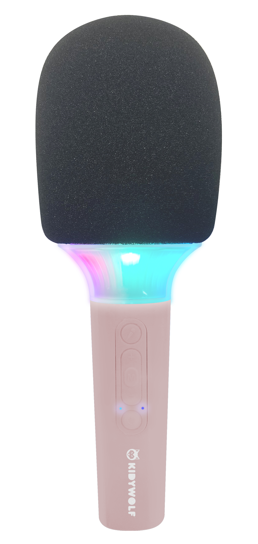 Kidywolf Kidymic Karaoke Micro Met Led | Pink