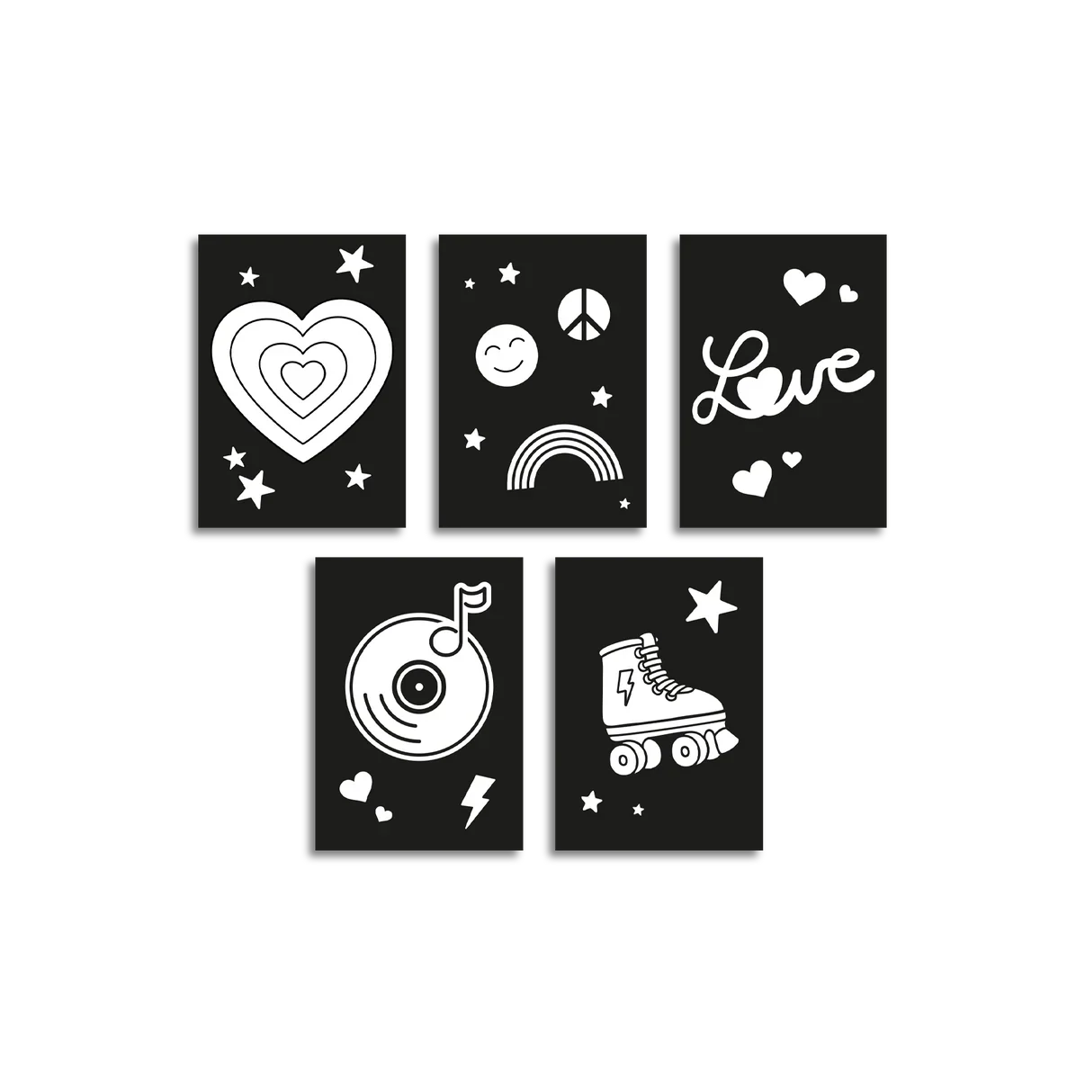 Kidywolf Refill Pack Voor Kidyneon: 3 Designs – Happy