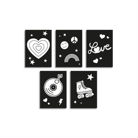 Kidywolf Refill Pack Voor Kidyneon: 3 Designs – Happy