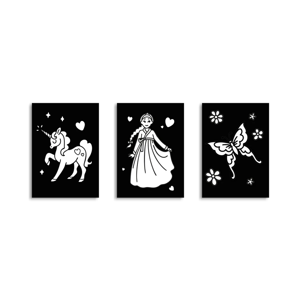 Kidywolf Kidyneon Light-Up Wall Art Craft Kit | Once Upon A Time