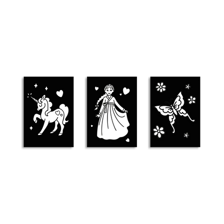 Kidywolf Kidyneon Light-Up Wall Art Craft Kit | Once Upon A Time
