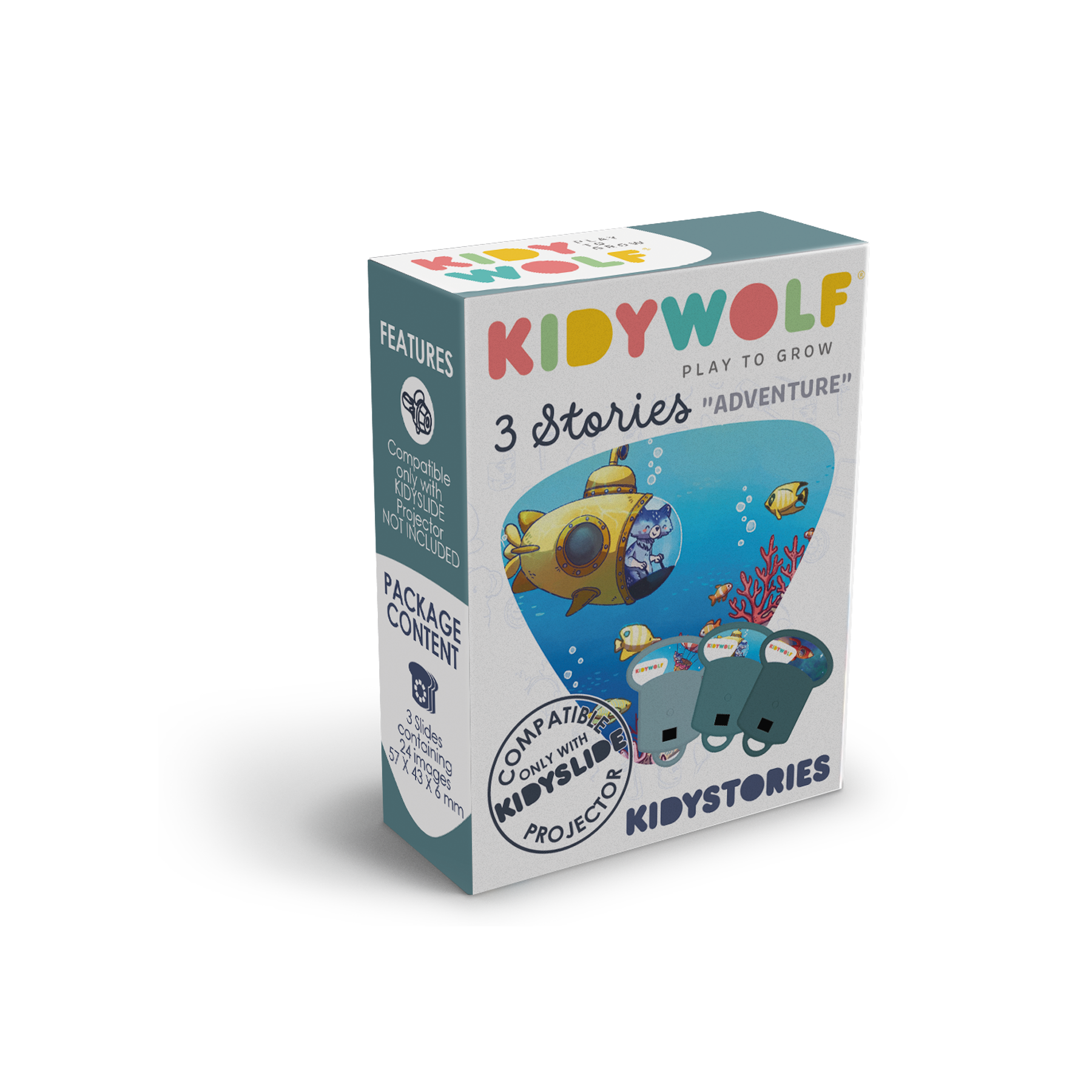 Kidywolf Kidystories voor Kidyslide | Adventure
