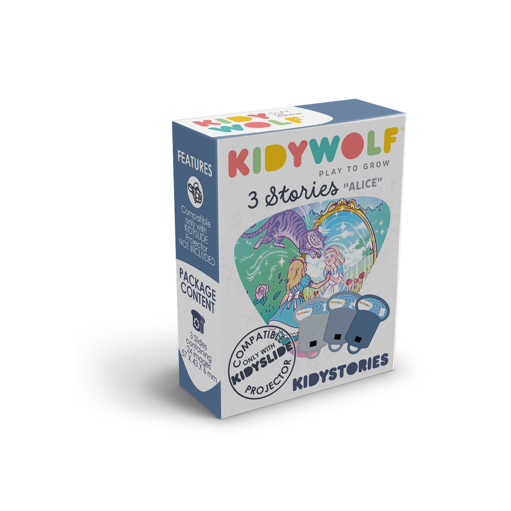 Kidywolf Kidystories voor Kidyslide | Alice In Wonderland