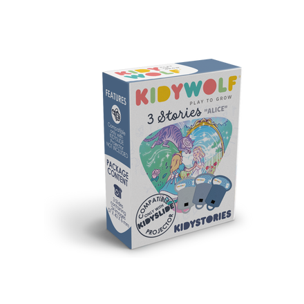 Kidywolf Kidystories voor Kidyslide | Alice In Wonderland