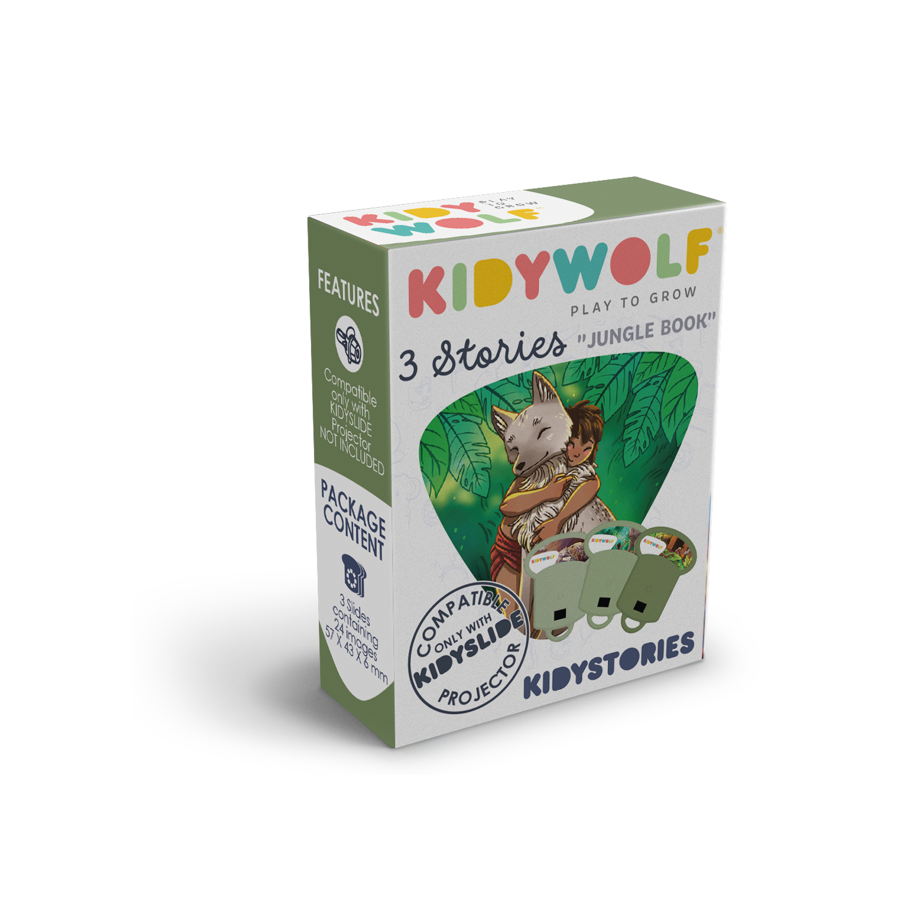 Kidywolf Kidystories voor Kidyslide | Jungle Book