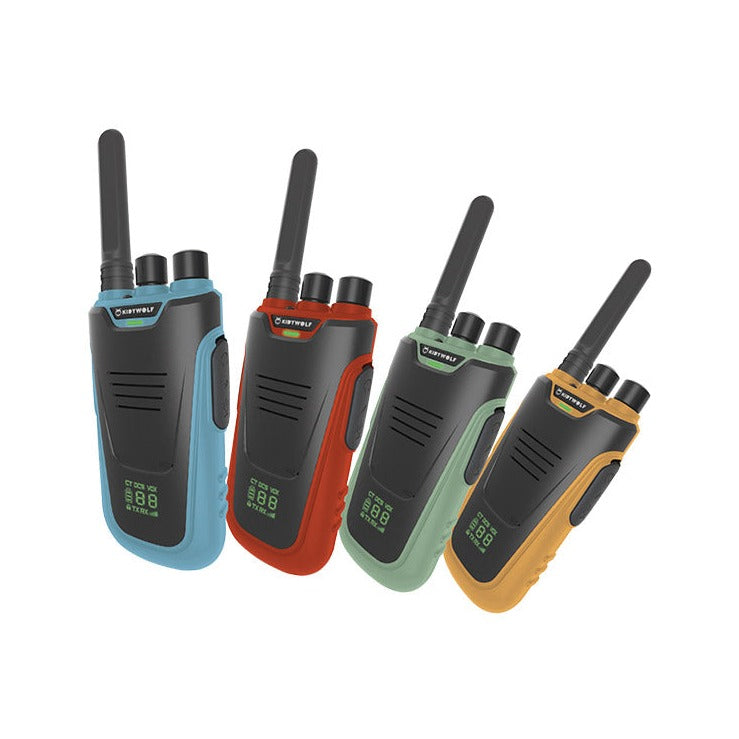 Kidywolf Kidytalk Walkie Talkie 2 Stuks | Blauw - Rood