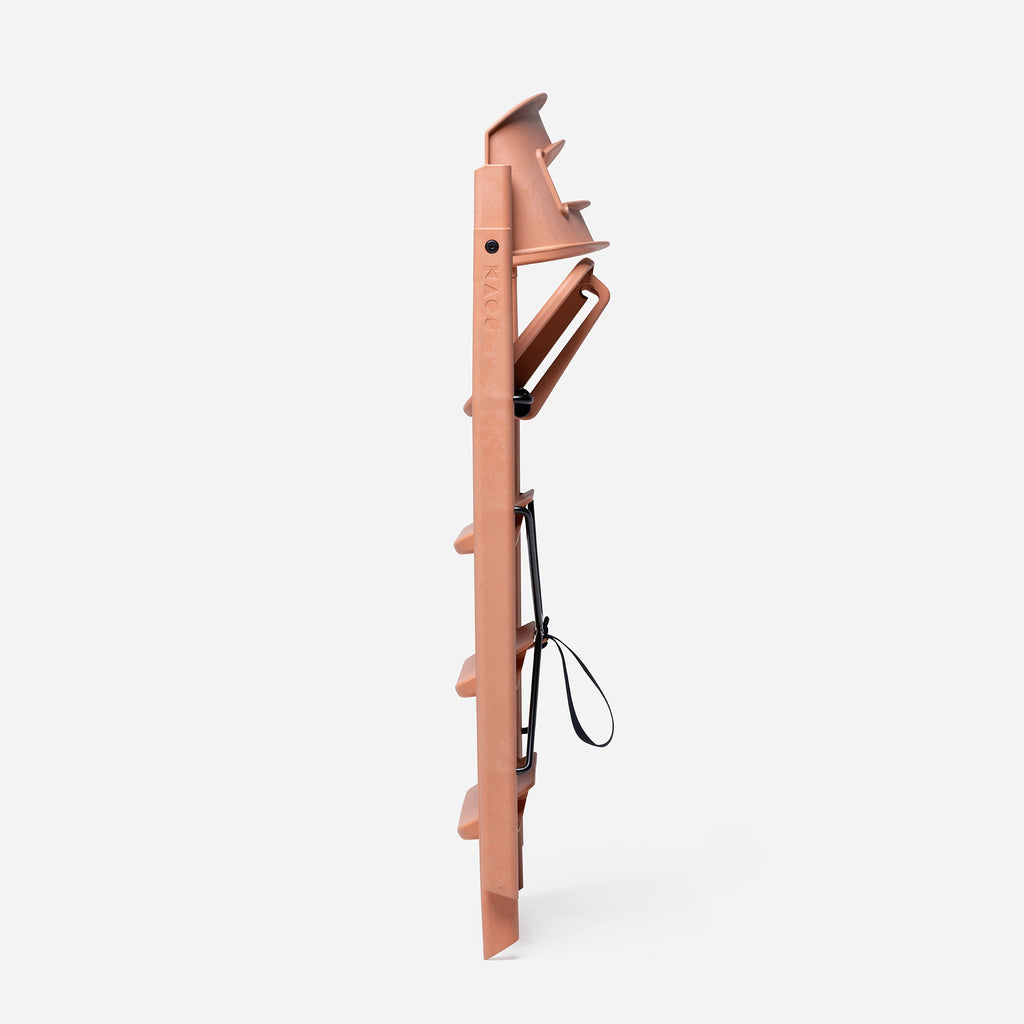 Kaos Klapp Plooibare Meegroei Eetstoel Zonder Beugel Recycled Edtion | Terracotta Pink