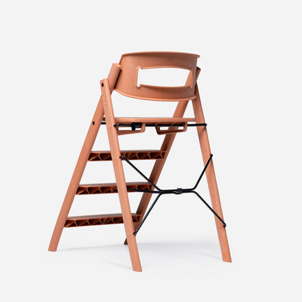 Kaos Klapp Plooibare Meegroei Eetstoel Zonder Beugel Recycled Edtion | Terracotta Pink