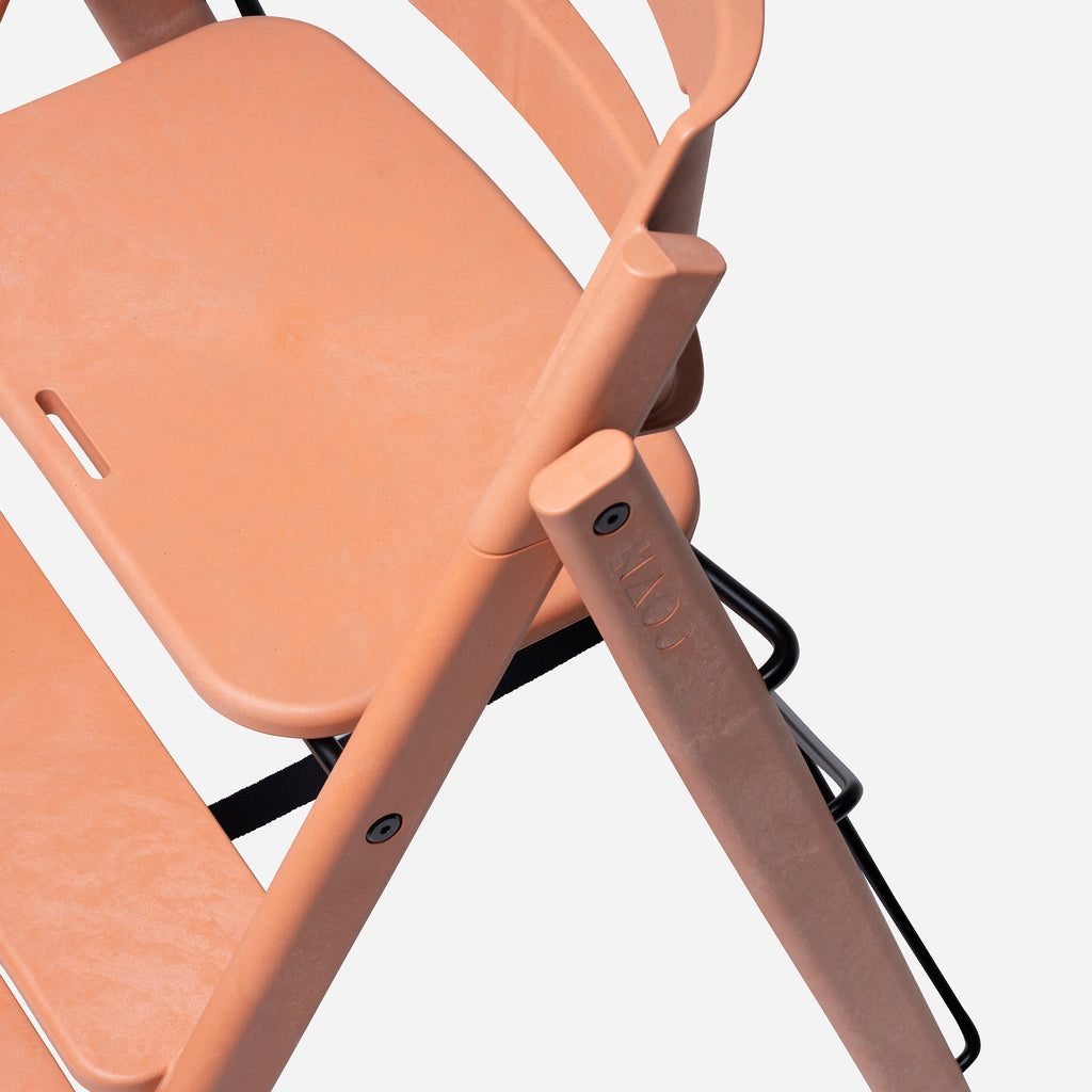 Kaos Klapp Plooibare Meegroei Eetstoel Zonder Beugel Recycled Edtion | Terracotta Pink