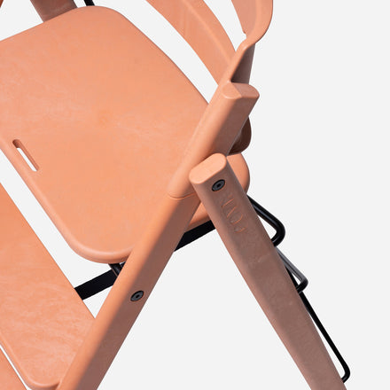 Kaos Klapp Plooibare Meegroei Eetstoel Zonder Beugel Recycled Edtion | Terracotta Pink