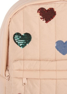 Konges Sløjd Juno Quilted Sequin Backpack Midi | Cameo Rose