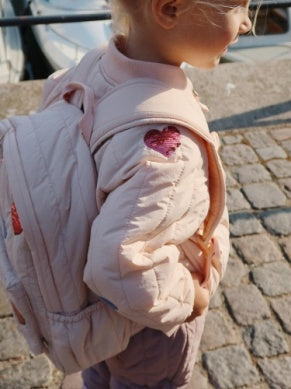 Konges Sløjd Juno Quilted Sequin Backpack Midi | Cameo Rose