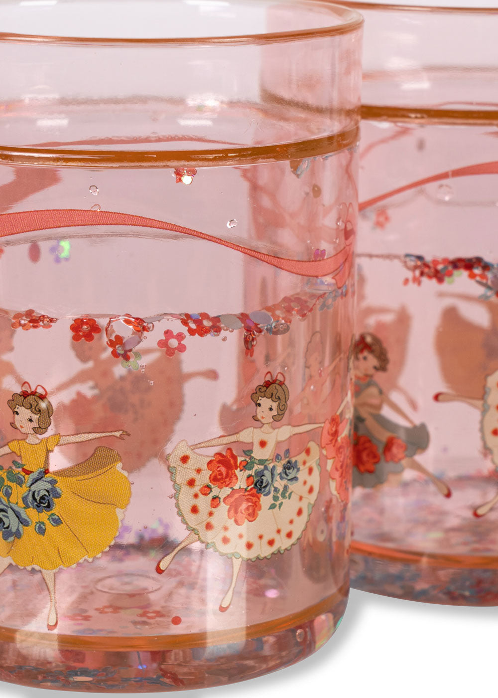 Konges Sløjd Glitter Drinkbekers 2ST | Tip Toe Twinkle