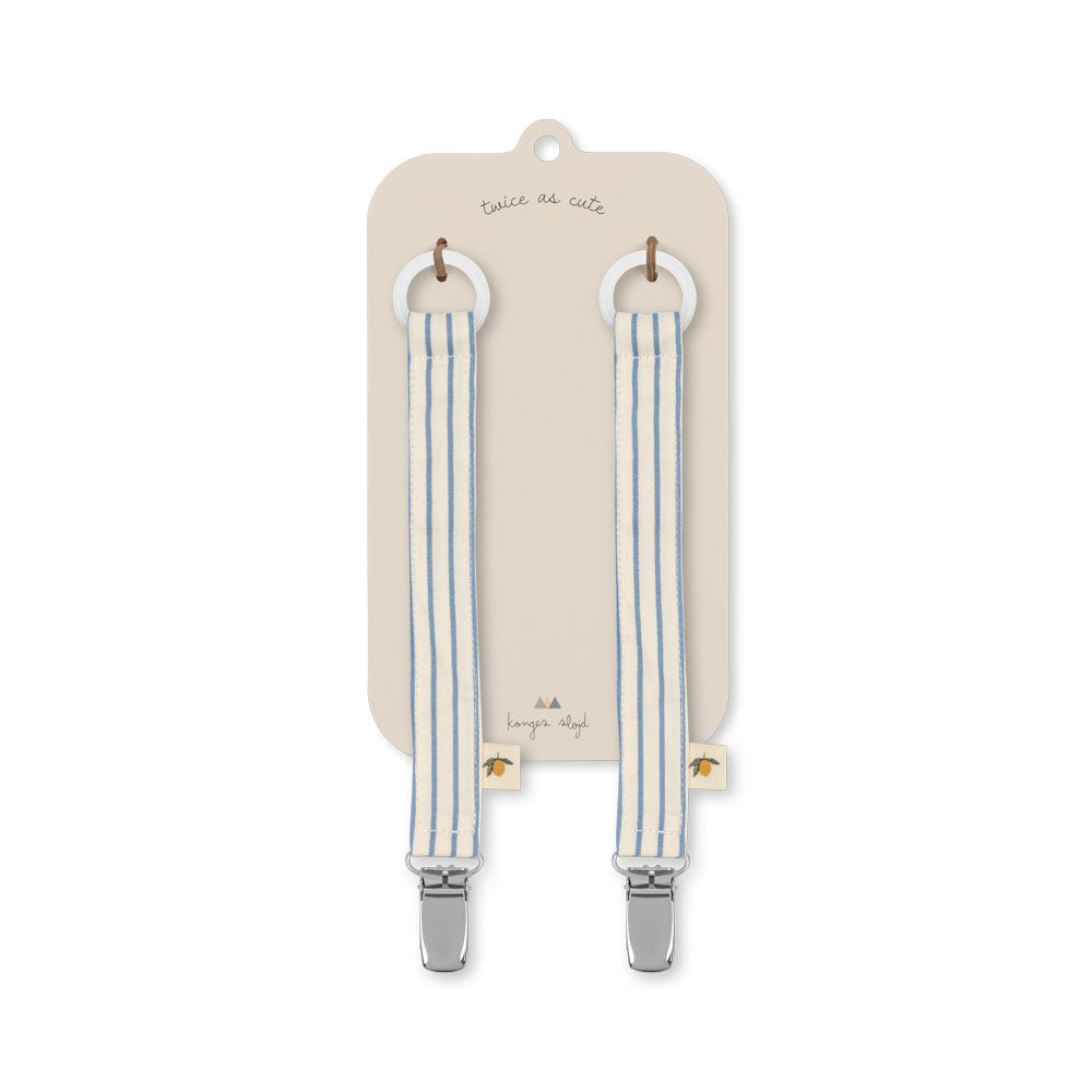Konges Sløjd Fopspeenketting 2ST | Stripe Bluie