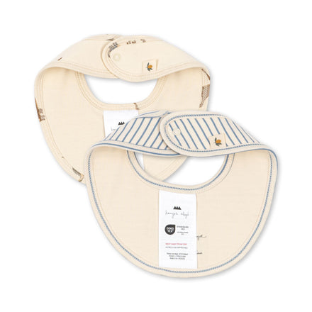 Konges Sløjd Basic 2 Pack Slab | Kubi/Stripe Bluie