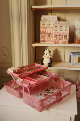 Konges Sløjd Creative Art Caddy | Glitter Rose