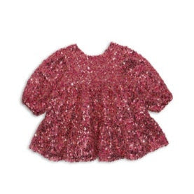 Konges Sløjd Lila Sequins Bow Jurk | Sparkling Sangria