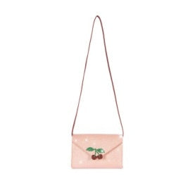 Konges Sløjd Love Letter Tasje | Pink Glitter