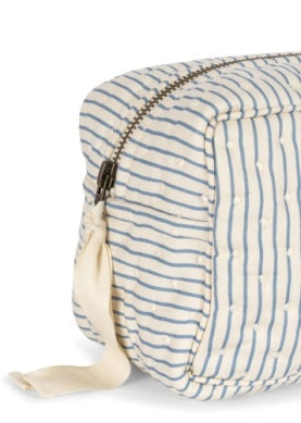 Konges Sløjd Small Quilted Toilettas | Stripe Bluie
