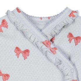 Konges Sløjd Sui Newborn Frill Body | Rosia Blue Bow
