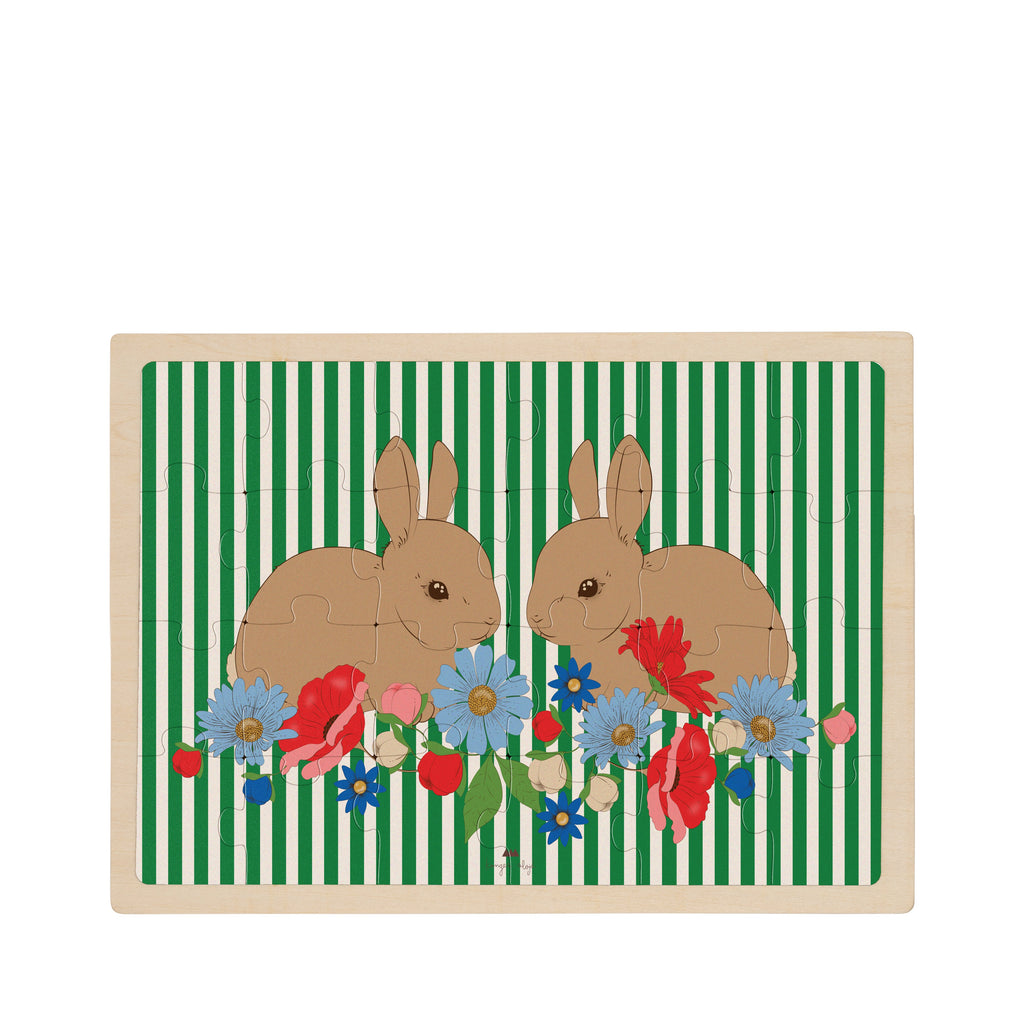 ZZZ Konges Slojd Houten Puzzel Bunny 24 PCS | Bunny Tokki