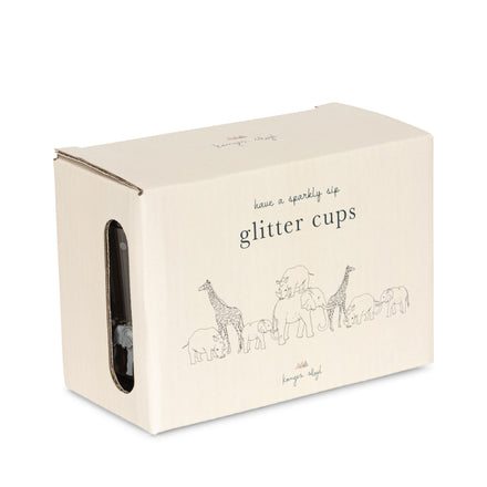 ZZZ Konges Sløjd 2 Pack Glitter Drinkbekers | Safari