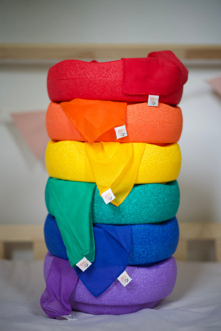 Pit & Play Regenboog Speeldoek | Geel