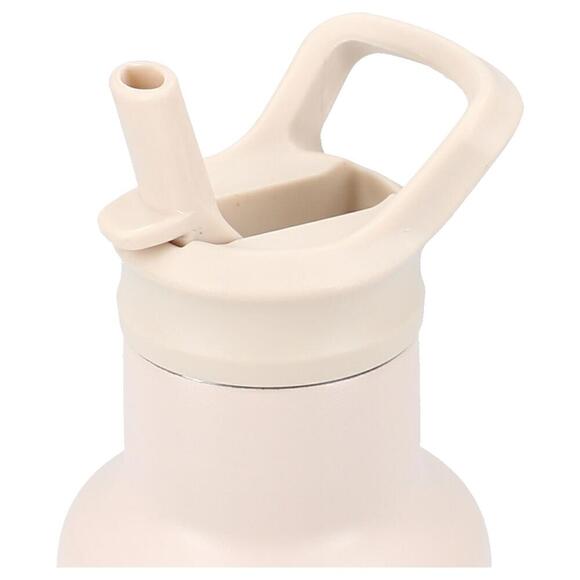 Kidzroom RVS Thermo Drinkfles 350ml | Small Talk Beige