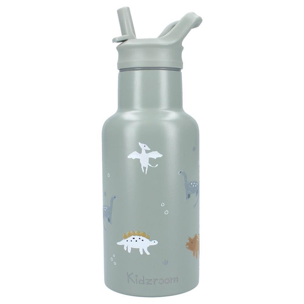 Kidzroom RVS Thermo Drinkfles 350ml | Small Talk Dino