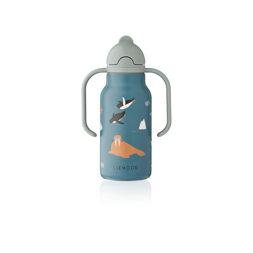 Liewood Kimmie Drinkfles 250ml | Arctic Sea / Ocean View