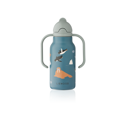 Liewood Kimmie Drinkfles 250ml | Arctic Sea / Ocean View