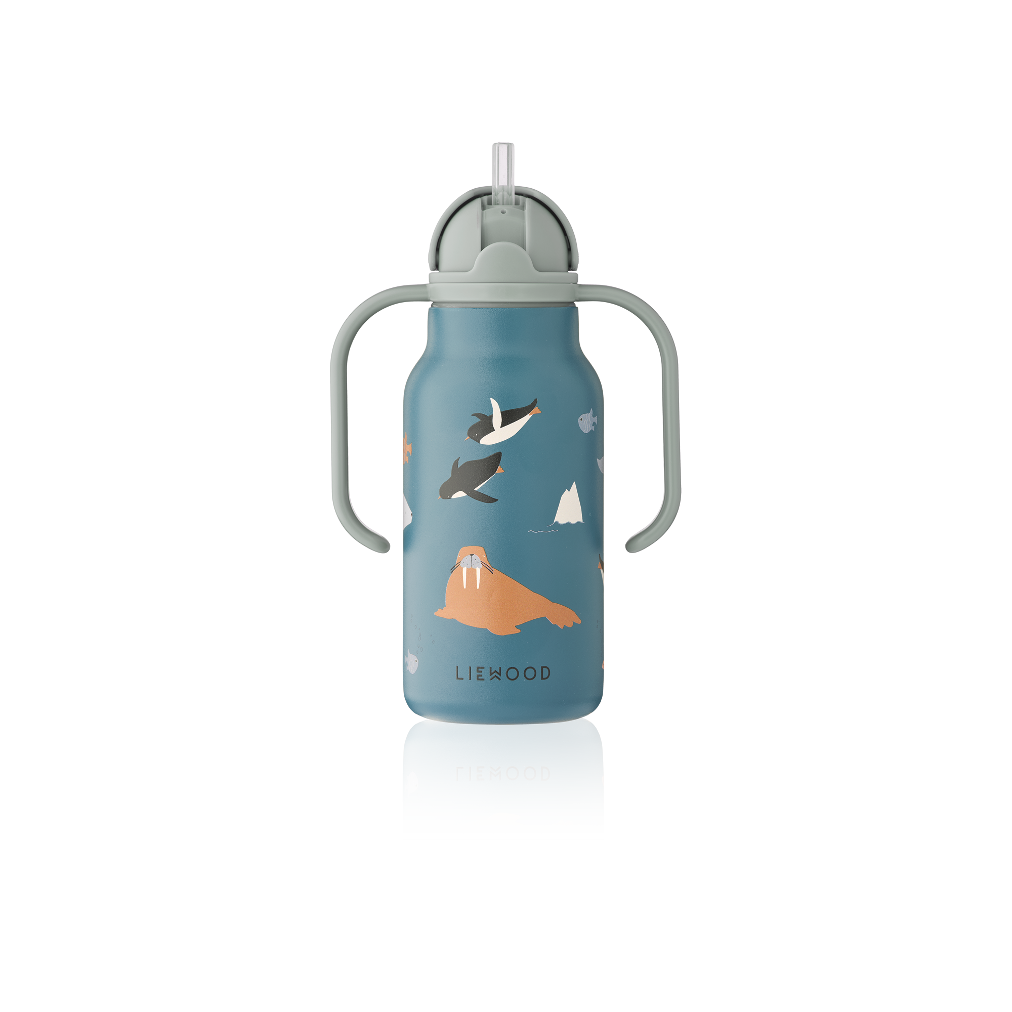 Liewood Kimmie Drinkfles 250ml | Arctic Sea / Ocean View
