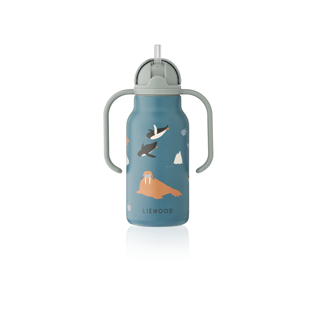 Liewood Kimmie Drinkfles 250ml | Arctic Sea / Ocean View