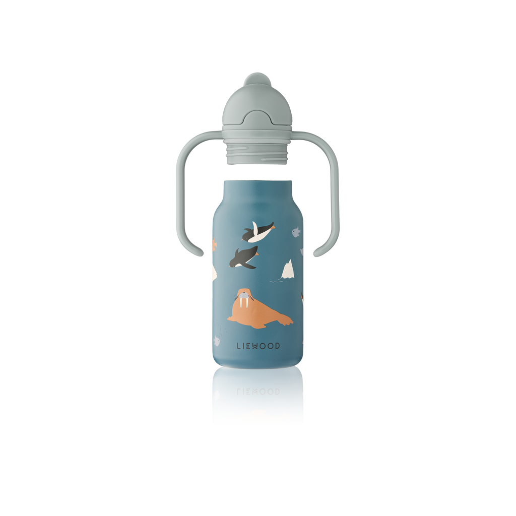 Liewood Kimmie Drinkfles 250ml | Arctic Sea / Ocean View