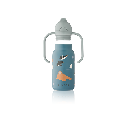 Liewood Kimmie Drinkfles 250ml | Arctic Sea / Ocean View